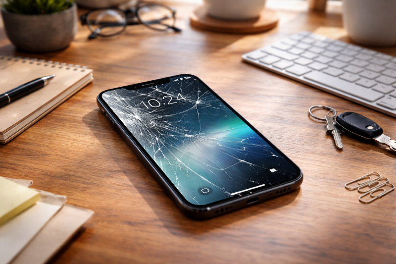 Changer un écran iPhone 14 cassé à Bruay : pièce OLED HDR disponible immédiatement