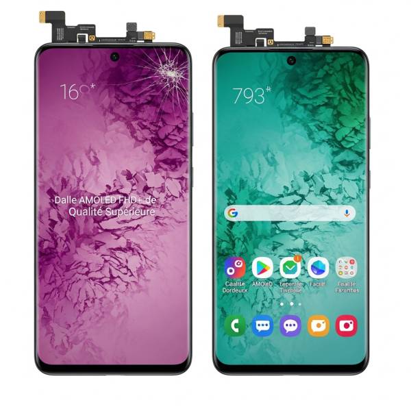 Achat écran Galaxy S20 à Bordeaux : dalle AMOLED FHD+ 6,2 pouces prête à monter