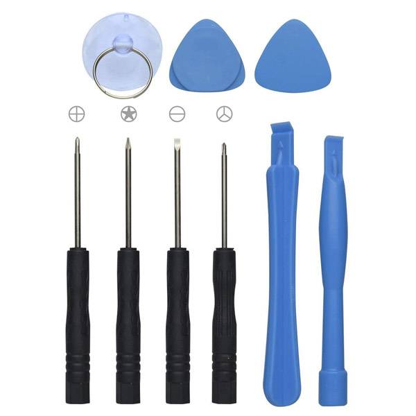 Outils pour réparation vitre tactile iPad Air noir